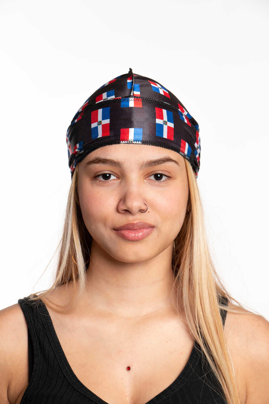 Ediac "Dominican Repubblic" Custom Flag Silky Durag
