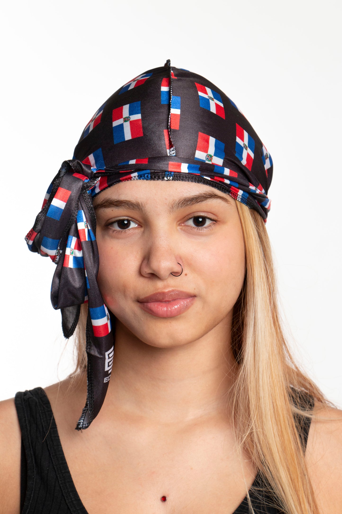 Ediac "Domenican Repubblic" Custom Flag Silky Durag