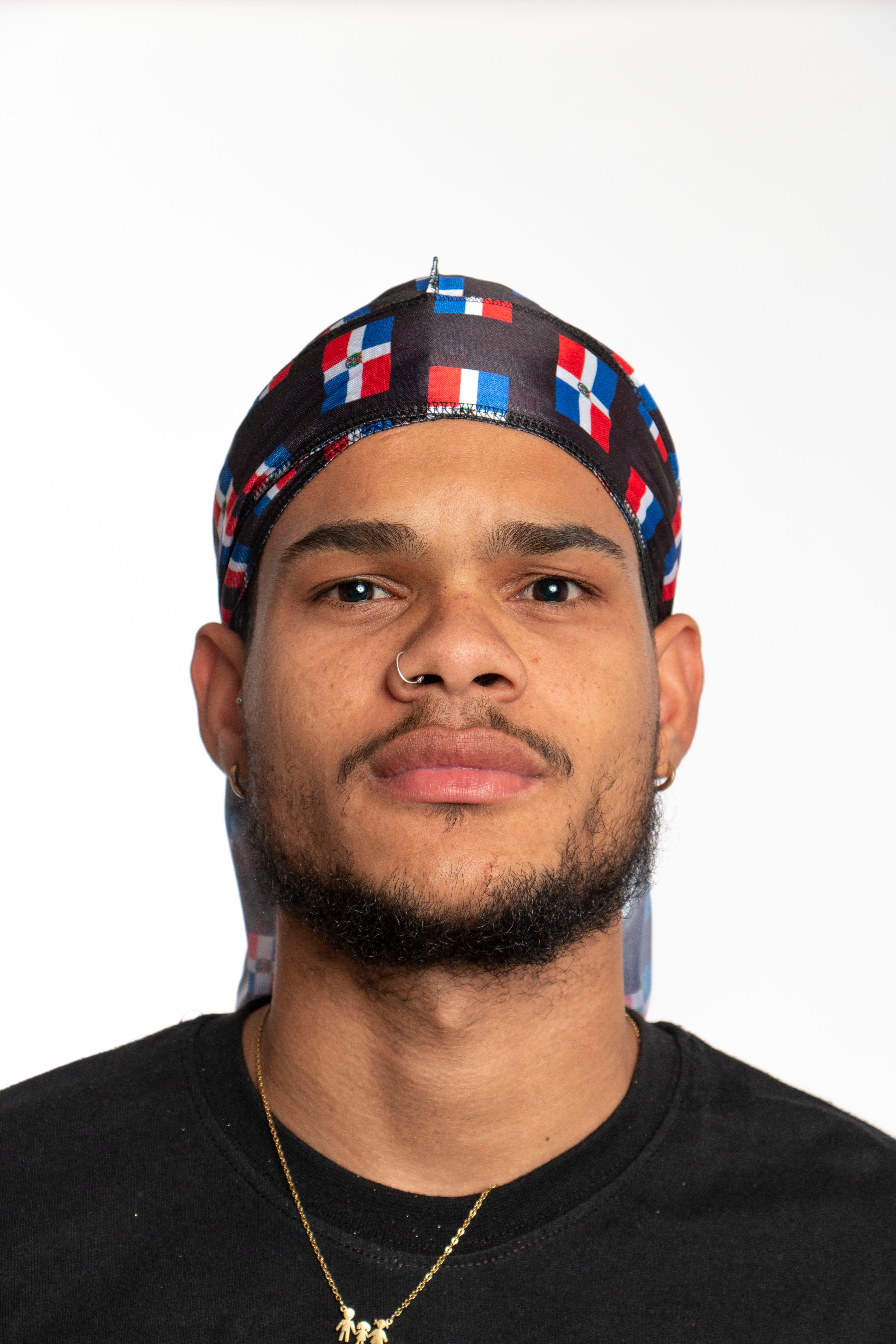 Ediac "Dominican Repubblic" Custom Flag Silky Durag