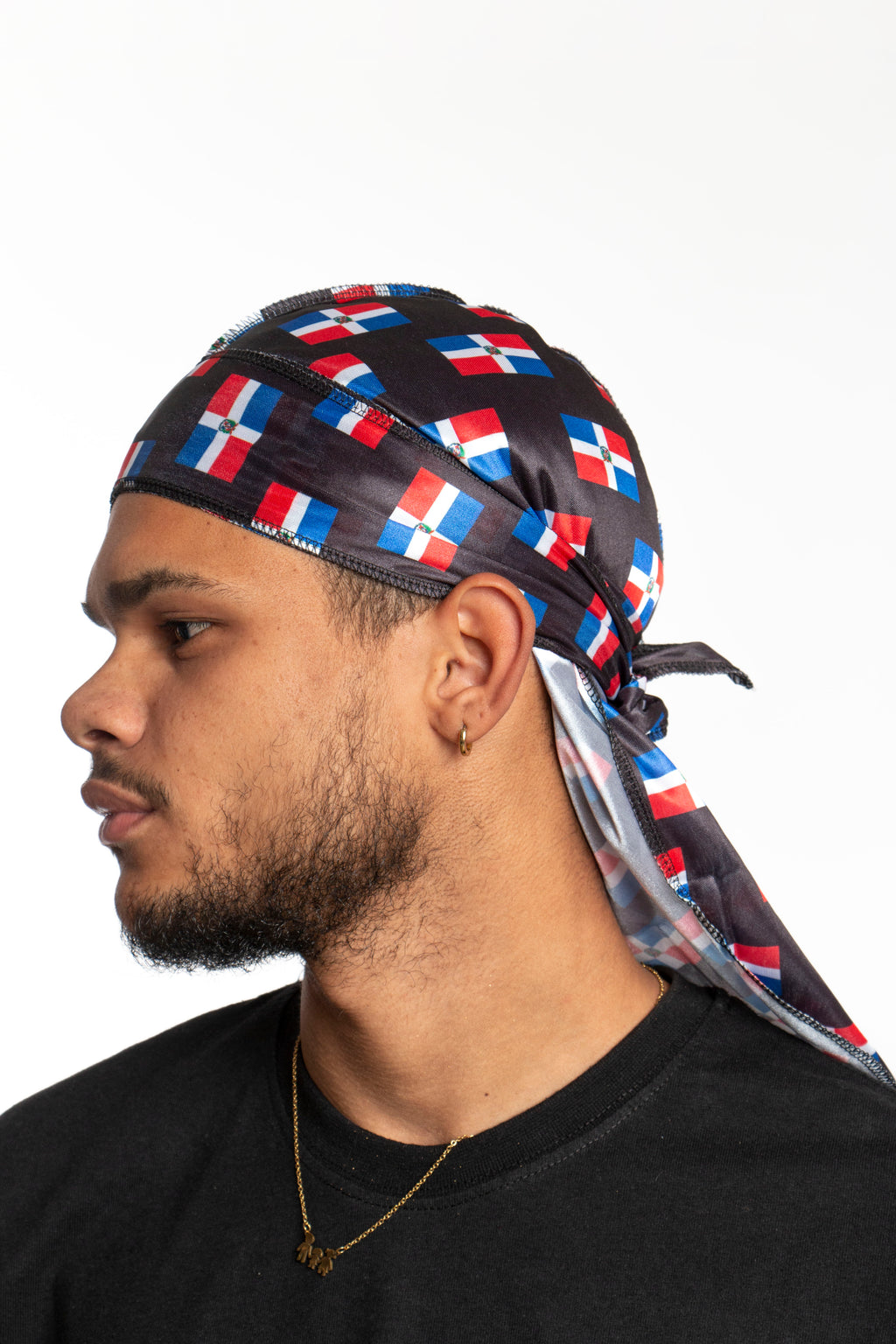 Ediac "Dominican Repubblic" Custom Flag Silky Durag